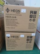 2 x Denon HEOS Link wireless Pre-Amplifier Multi Room Sound System