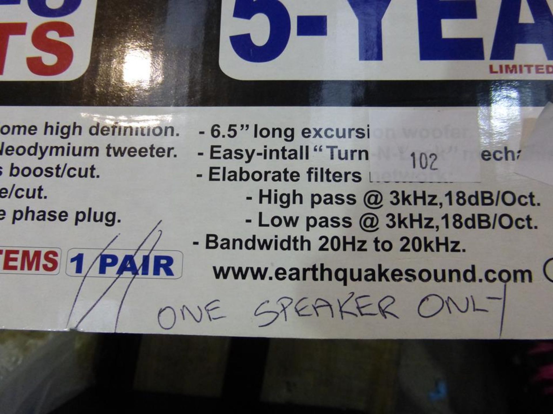 Earthquake Speakers - Image 4 of 4