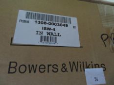 Bowers and Wilkins in wall Subwoofer