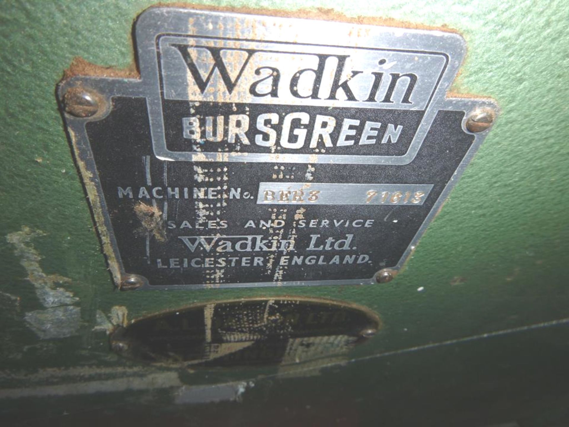Wadkin Bursgreen Spindle Moulder - Image 4 of 4