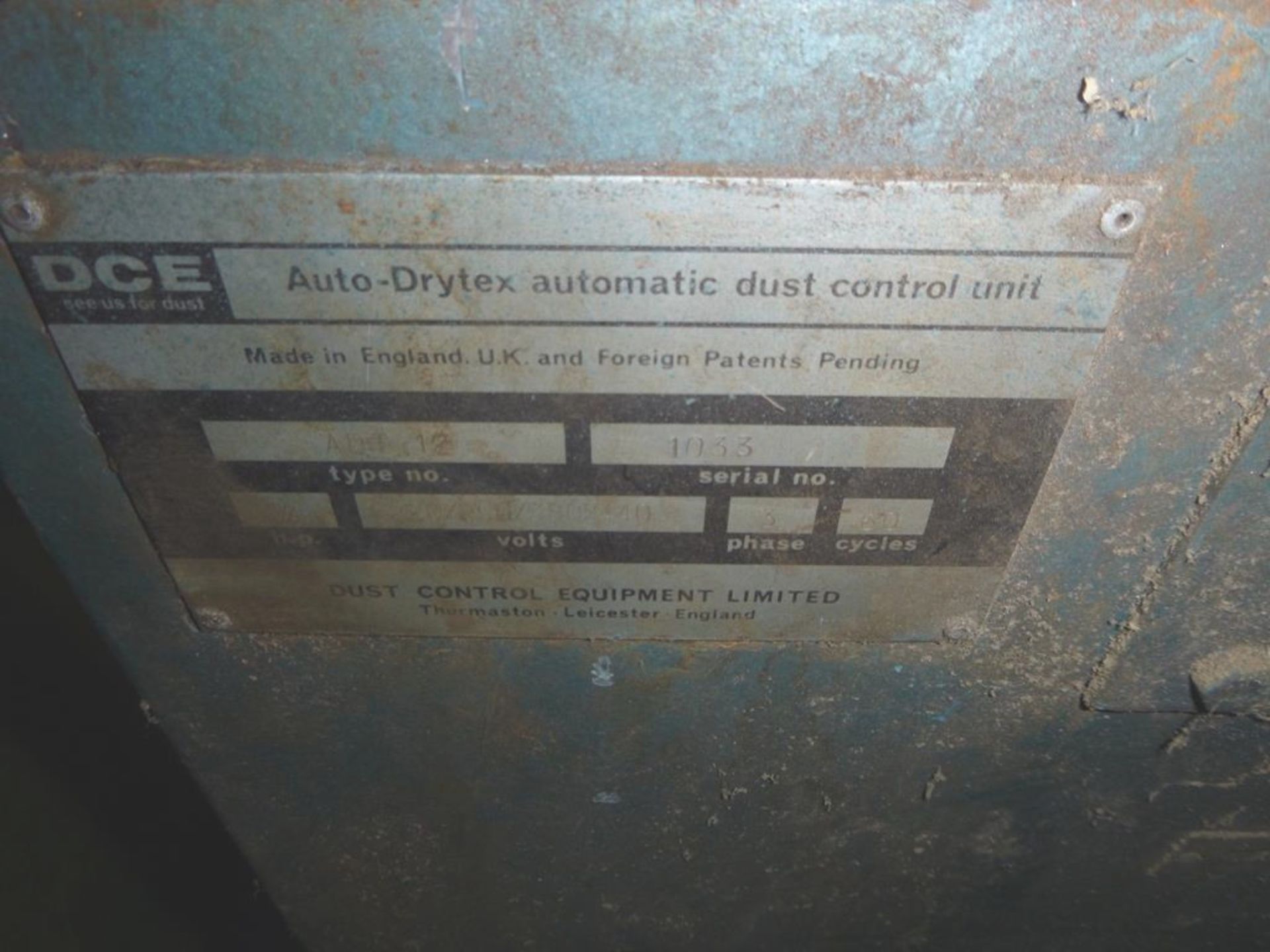 DCE Auto-drytex Dust Control Unit - Image 3 of 3