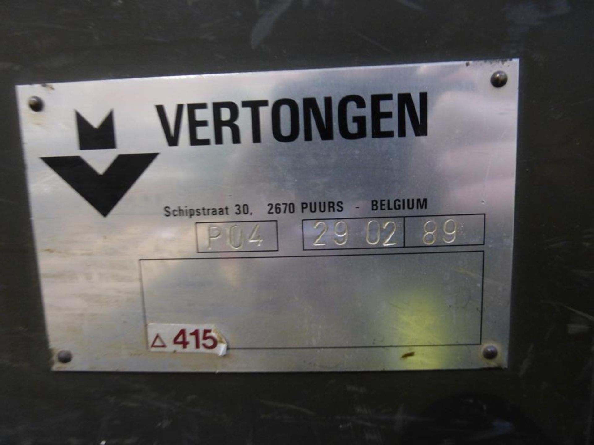 A Vertongen PO4 Single End Tenoner Machine - Image 4 of 7