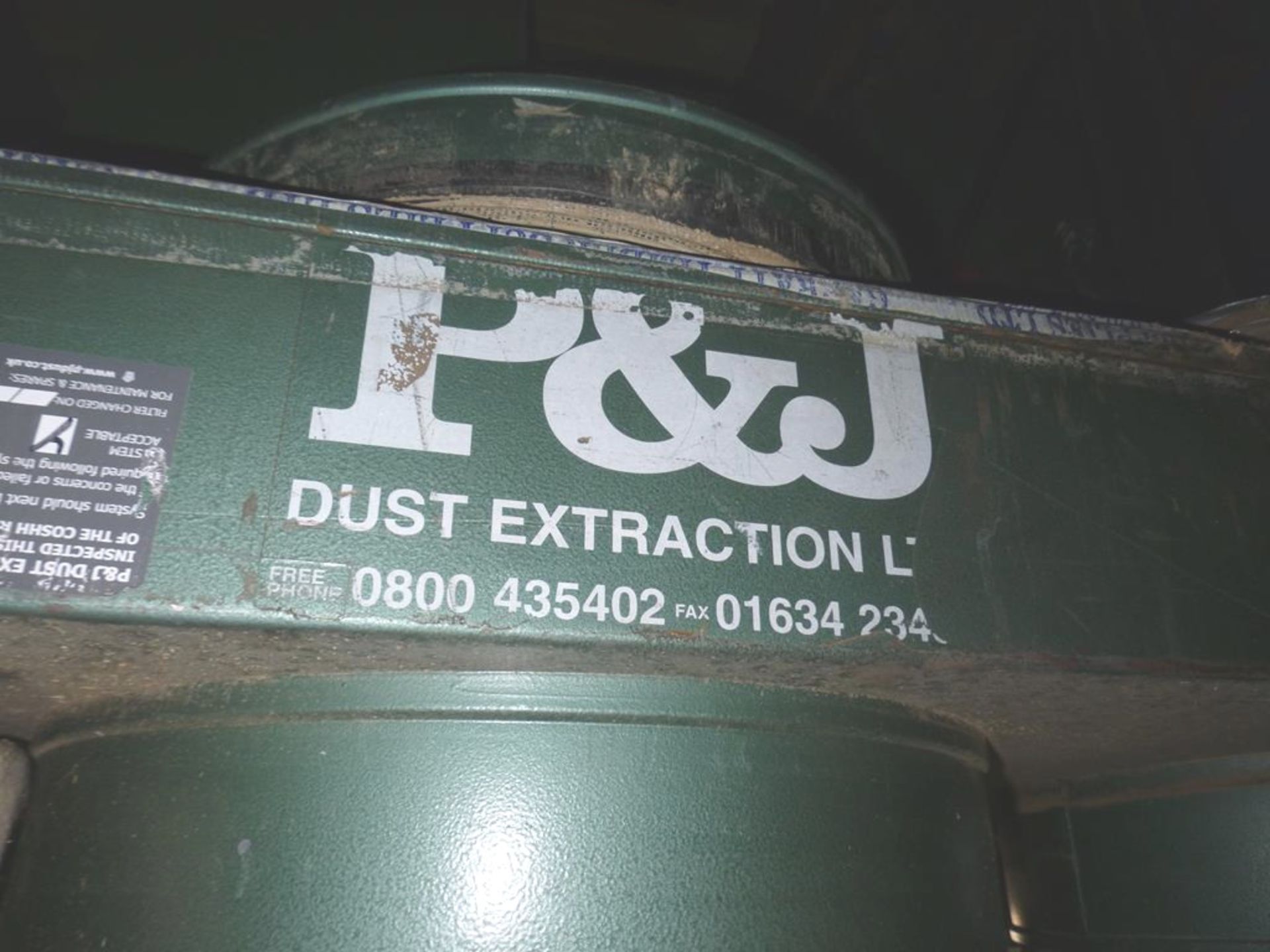 P and J 3 Bag Dust Extraction Unit - Image 2 of 2