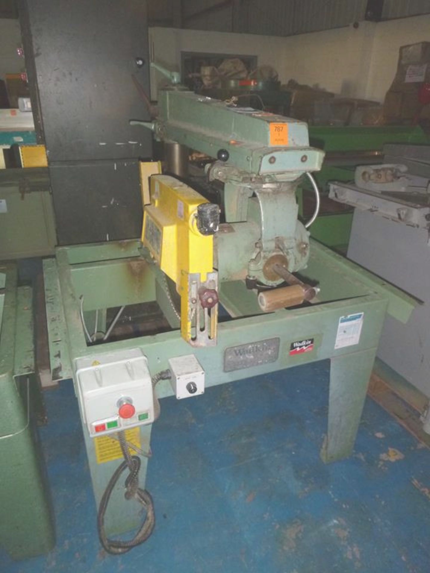 Wadkin Bursgreen BRA Radial Arm Crosscut Saw