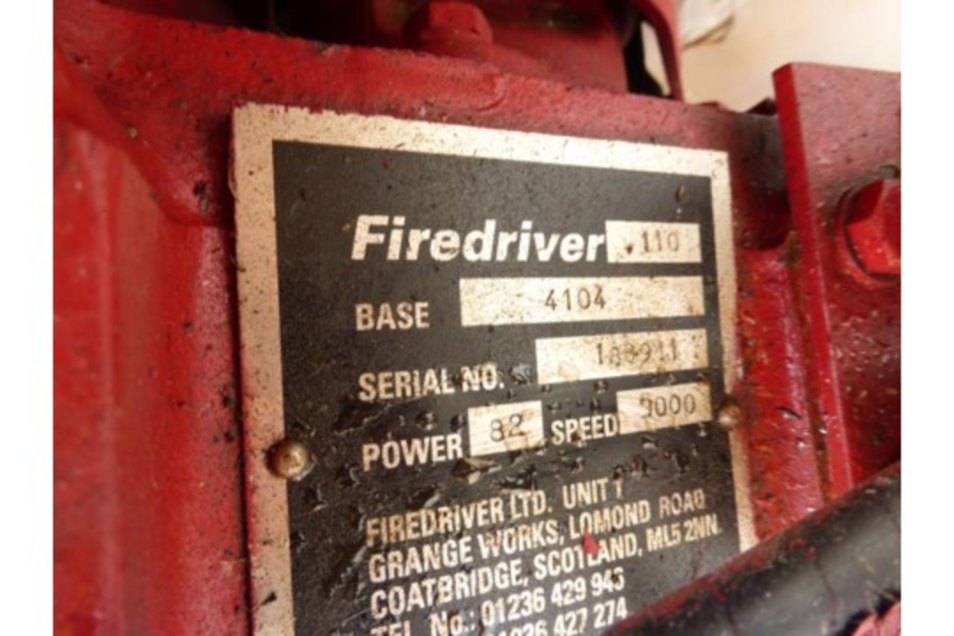 Iveco 82HP Firedriver 110 Firepump - Image 3 of 4