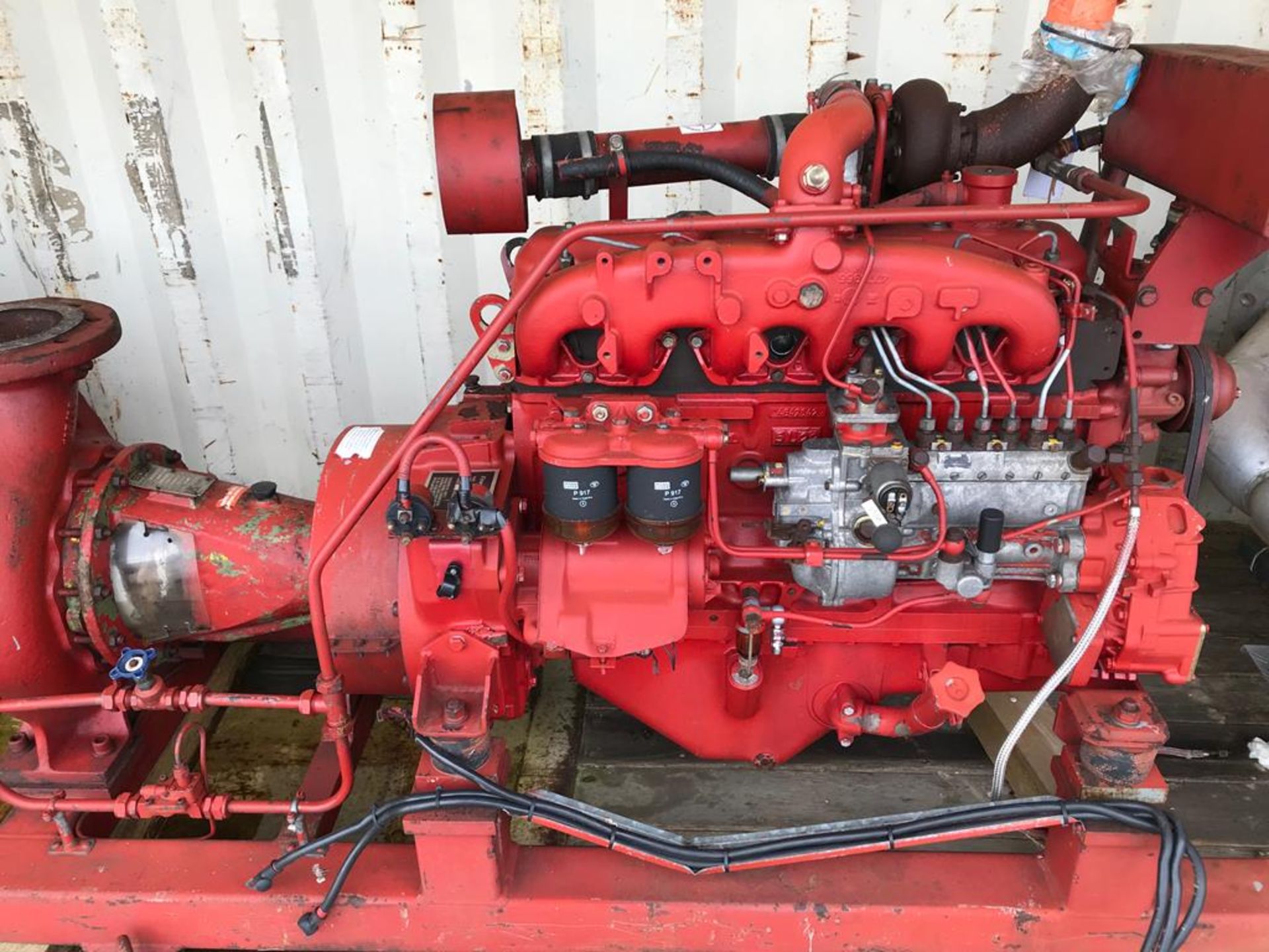 Iveco 6 cylinder Turbo Diesel Fire Pump - Image 2 of 5