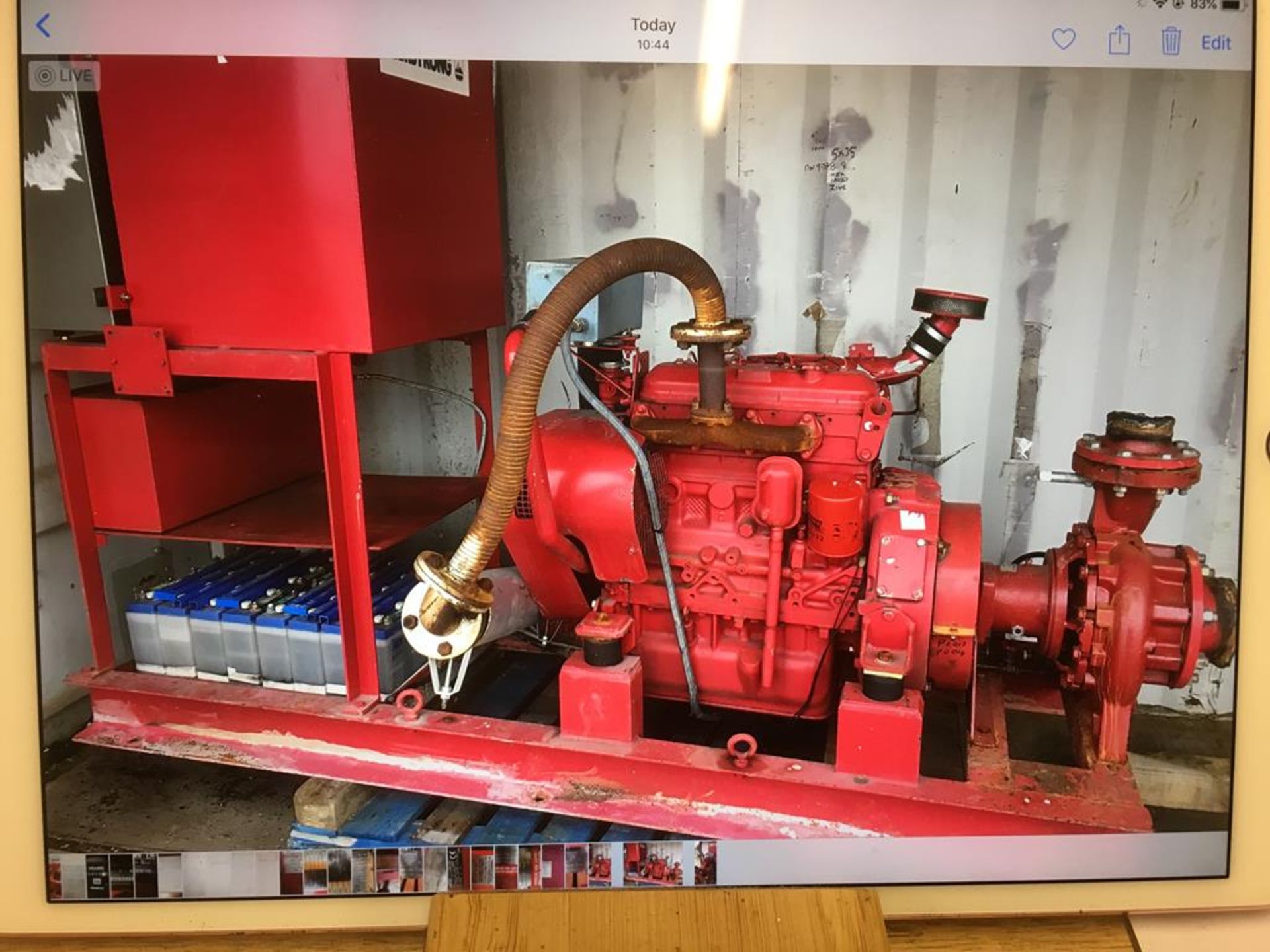 Iveco/Armstrong Skid Mounted Diesel Fire Pump