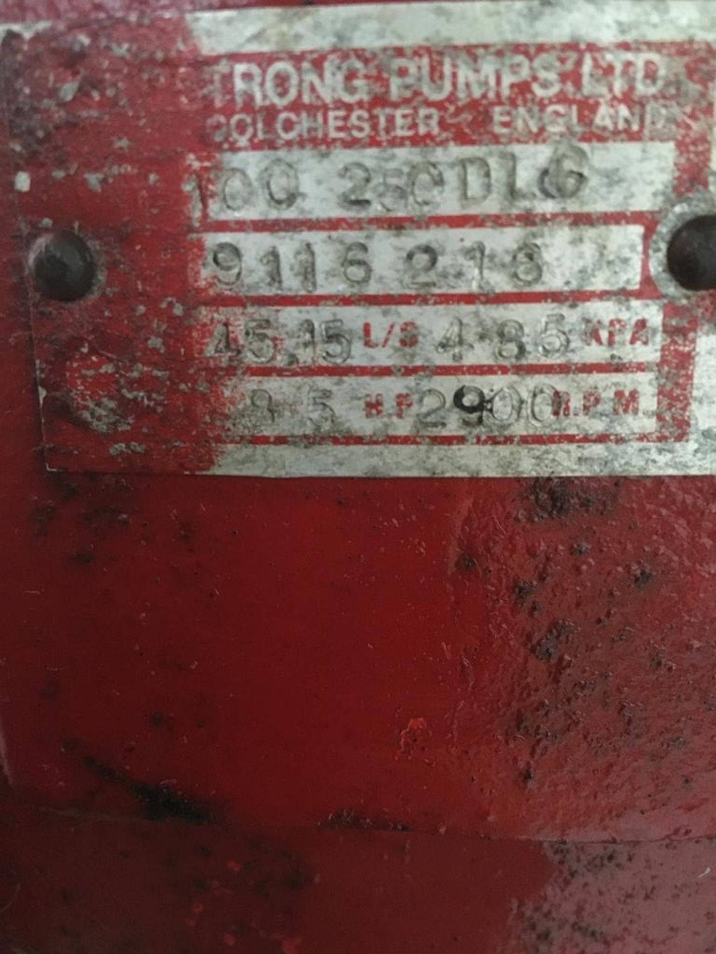 Iveco/Firedriver 85 4 cylinder Diesel Fire Pump - Image 5 of 5
