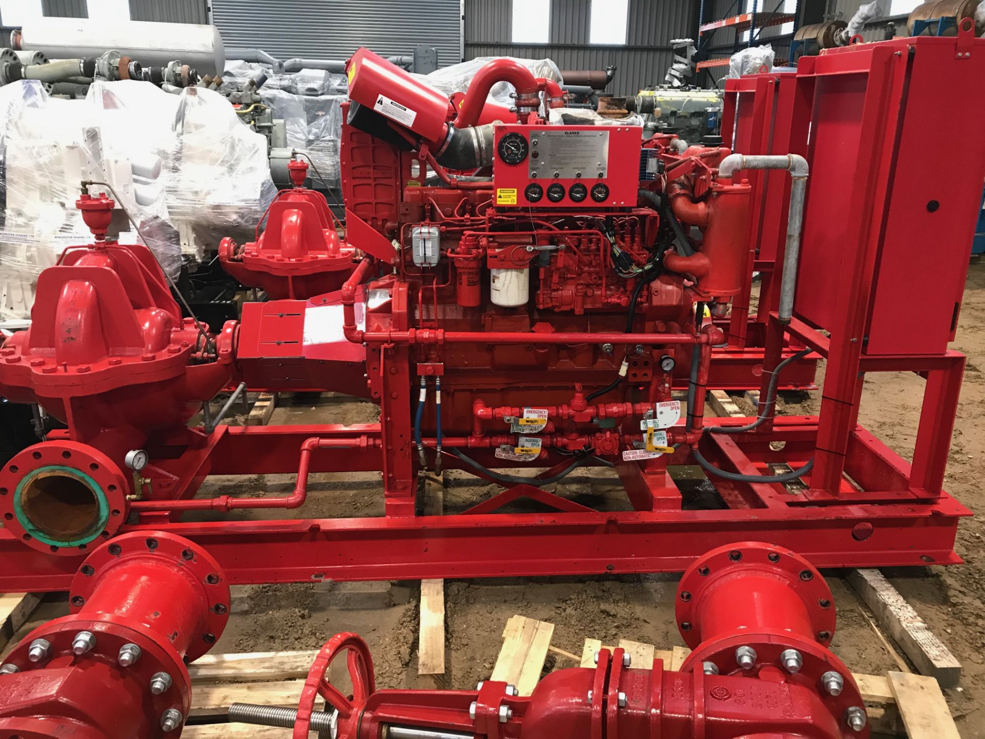 John Deere/Grundfos High Volume Skid Mounted Fire Pump