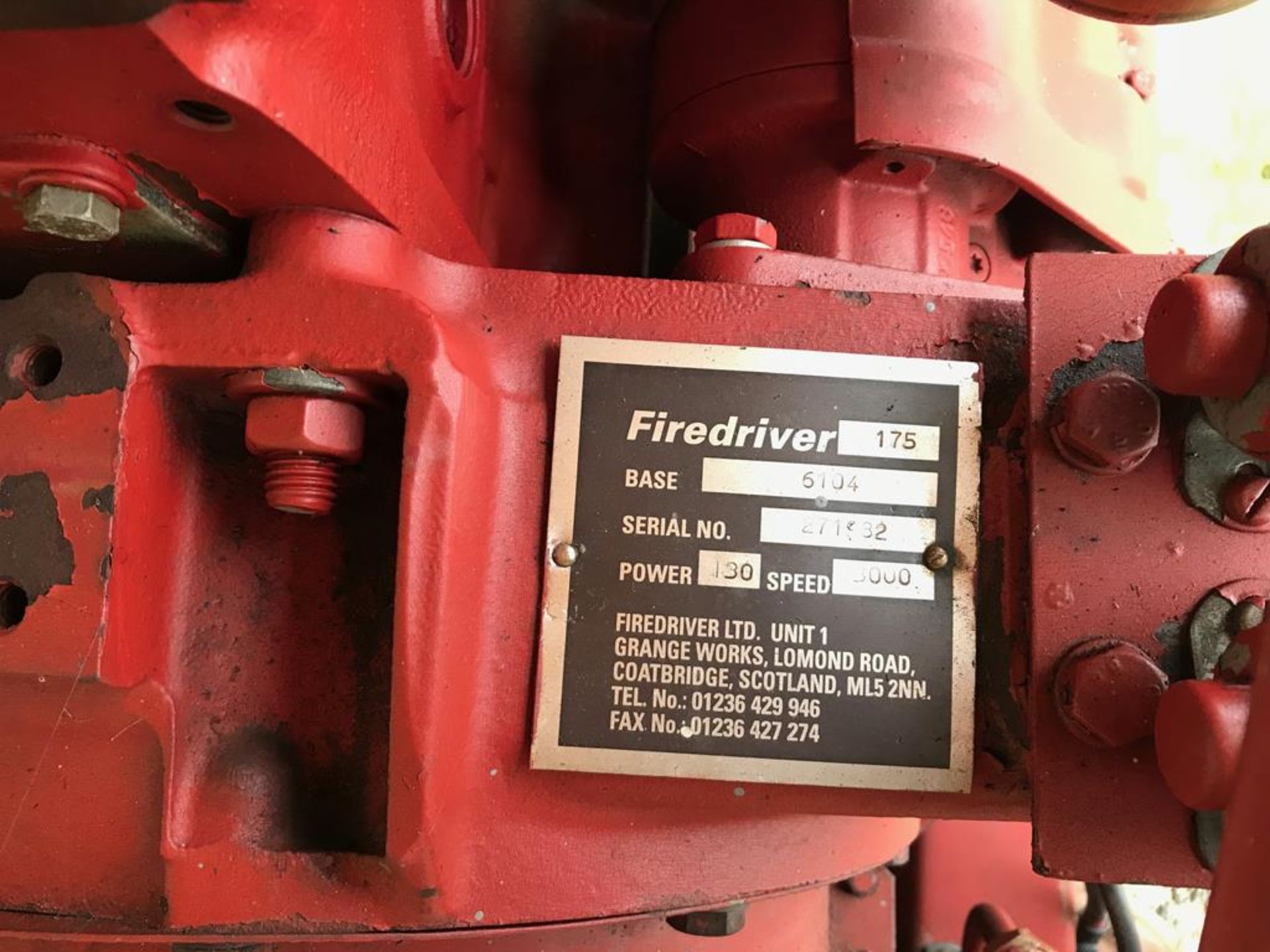 Iveco 6 cylinder Turbo Diesel Fire Pump - Image 4 of 5