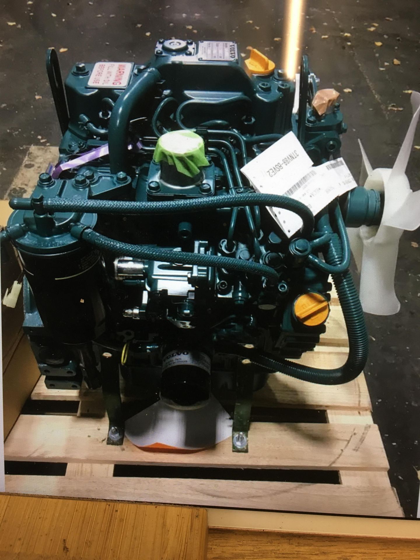 Yanmar /Volvo 20.4kW (27HP) Industrial Diesel Engine - Image 3 of 4