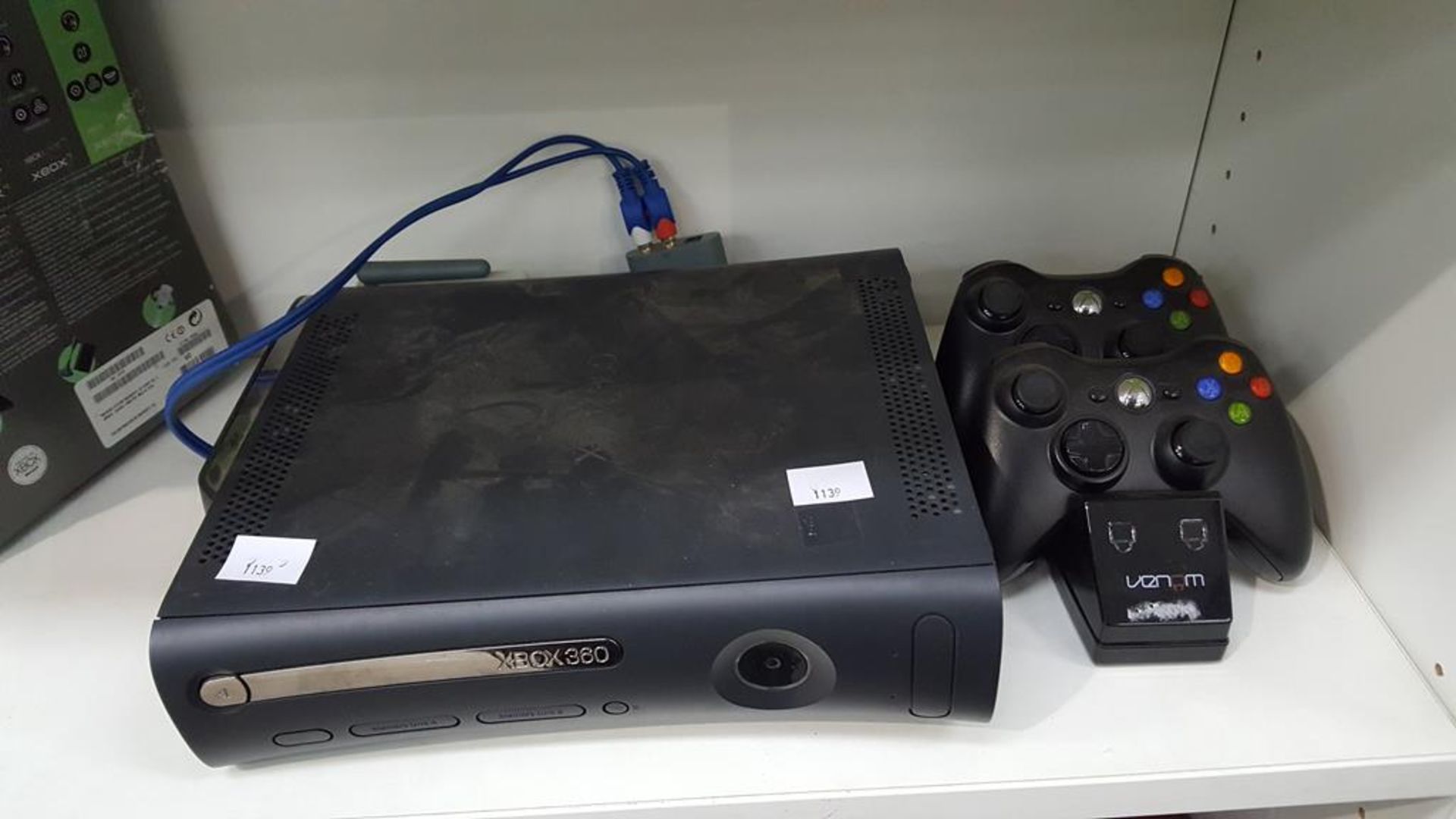 Xbox 360 Games Console with Two Controllers - Image 2 of 2