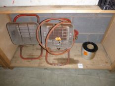 2 x Propane Gas Heaters & Bichemin Tape