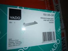 10 x Vado Elements Frosted Glass Shelf