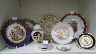 Two Shelves of Assorted Ceramics