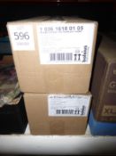 2 x Boxes of 8 Bolsius Ivory Pillar Candles