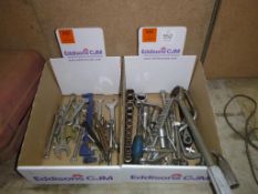 2 x Boxes of Assorted Spanners, Sockets, Ratchets