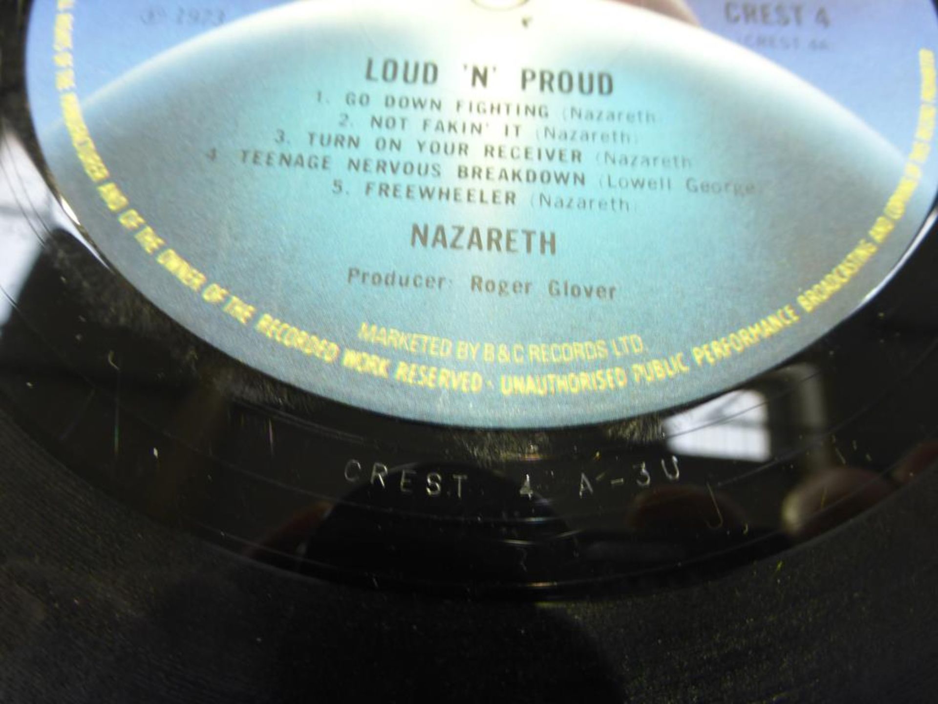 Nazareth "Loud 'N' Proud" LP - Image 6 of 6