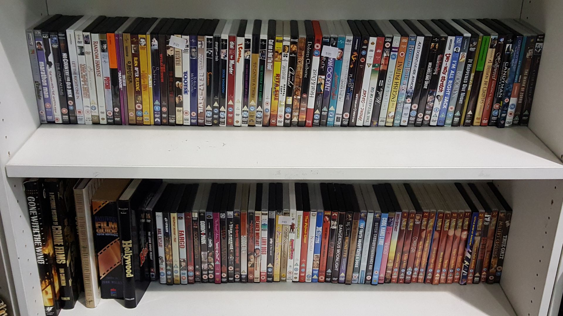 Three shelves to contain assorted DVDs - Image 2 of 4