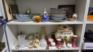 A Large Selection of Ceramics, Glassware, Travel M