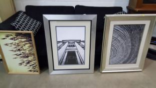 Three Framed Furnishing Prints