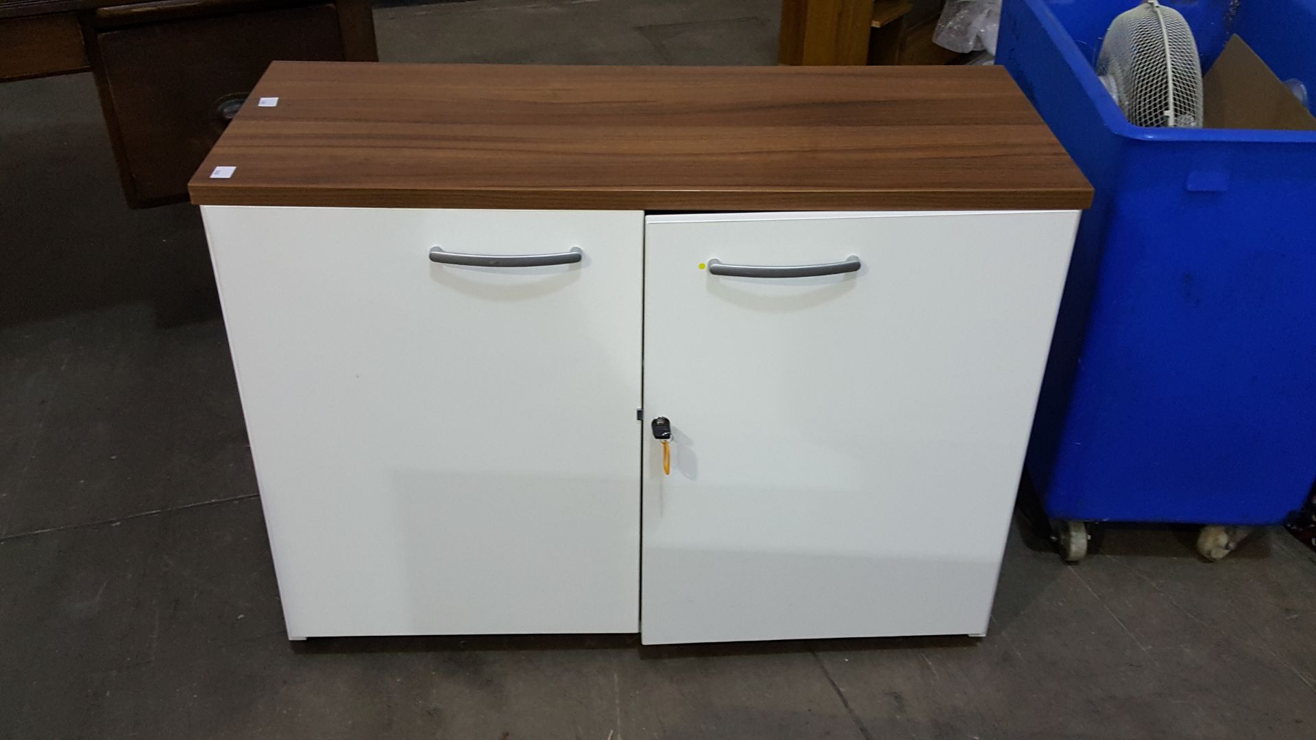 A Matching Set of White Laminated Units with lamin - Image 2 of 2