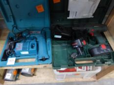 A Makita Drill & Bosch Xcell Drill