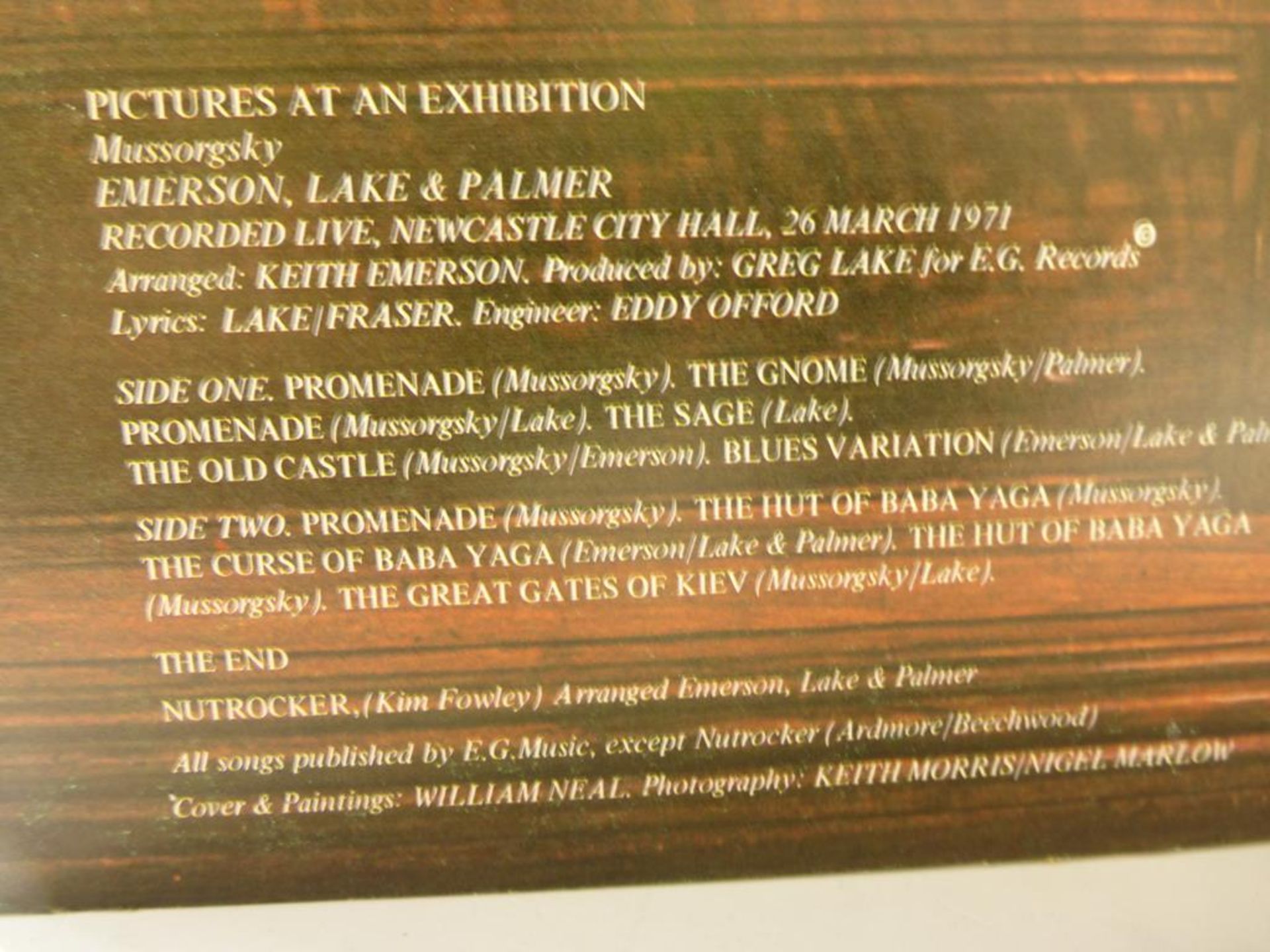 Emerson Lake & Palmer "Pictures at an Exhibition" - Image 4 of 6