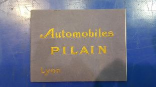 A Societe Des Automobiles Pilain 1913 Brochure