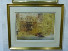 A Sir William Russell Flint Print Titled 'Venice P