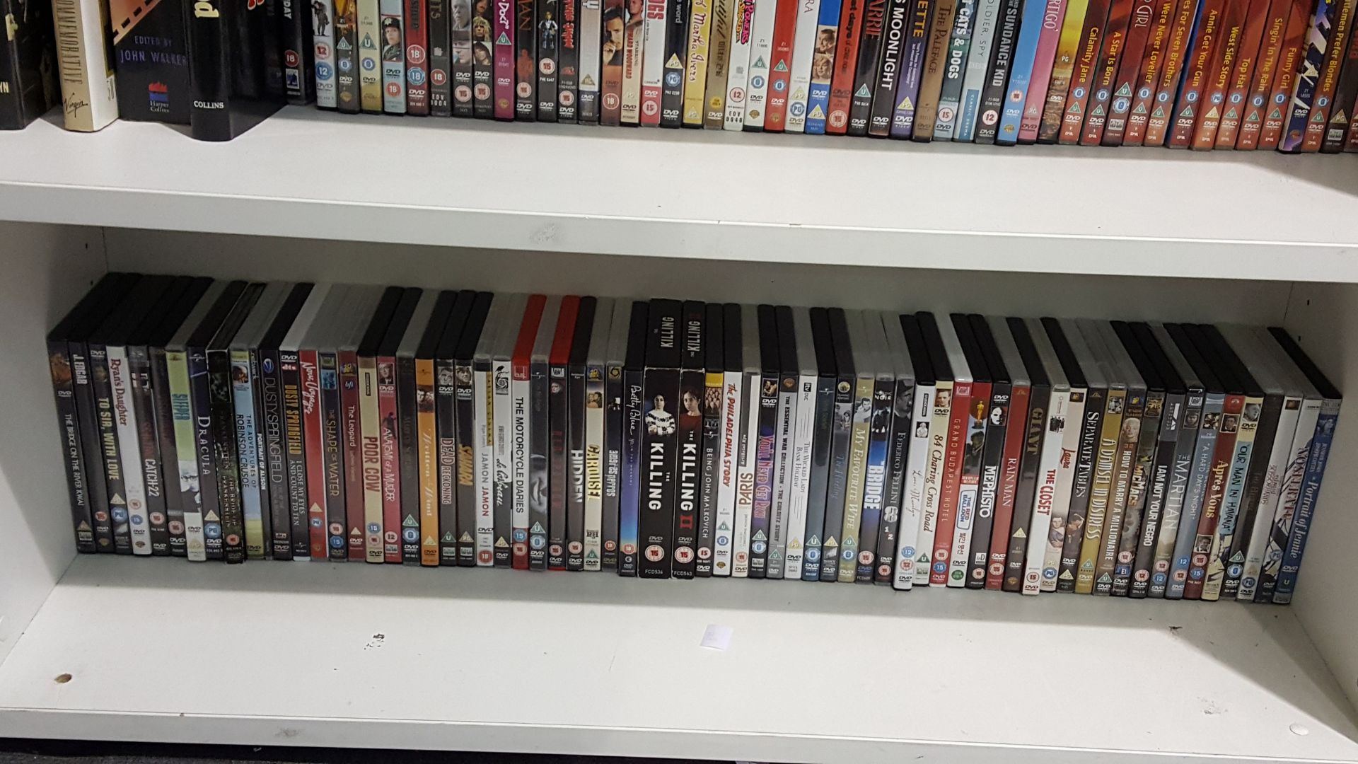 Three shelves to contain assorted DVDs - Image 3 of 4