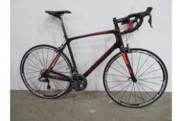 Look 765 HM Carbon Road Bike with accessories