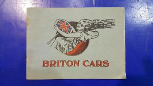 A Briton Cars 1909 Brochure