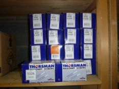 Quantity of Thorsman Masonry Hexhead Screws