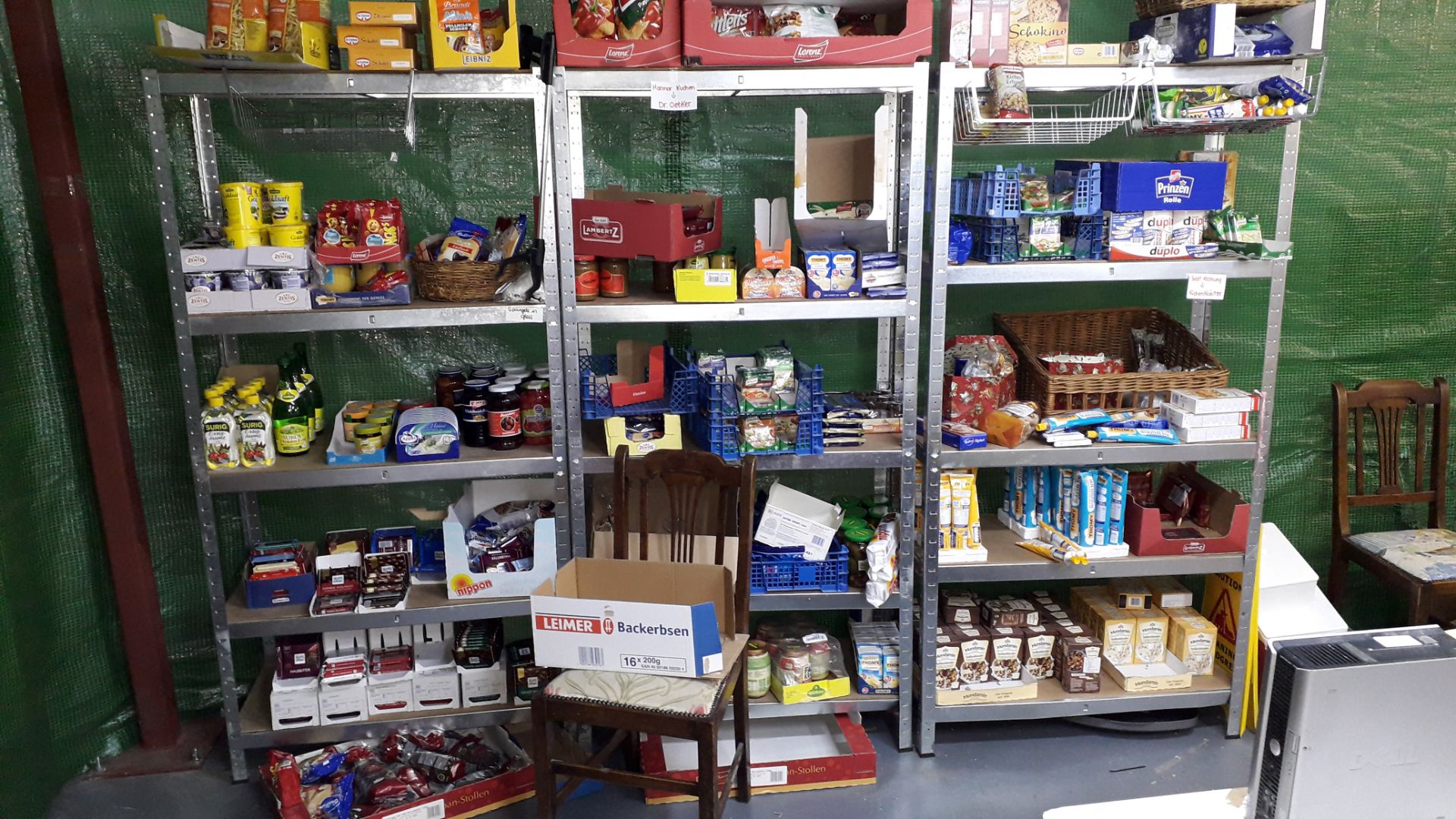 Quantity of Food Stock and racking to Room to include Haribo Sweets, Cakes, Biscuits, Crisps, - Image 4 of 8