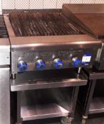 Imperial Stainless Steel Gas Fired BBQ Range on Stand (To Be Disconnected By A Qualified Gas