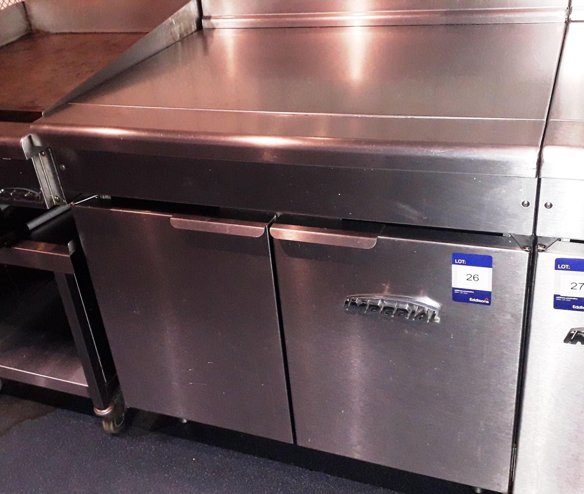 Imperial Stainless Steel Double Door Counter Cupbo