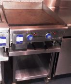 Imperial Stainless Steel Gas Fired Griddle on Stand (To Be Disconnected By A Qualified Gas