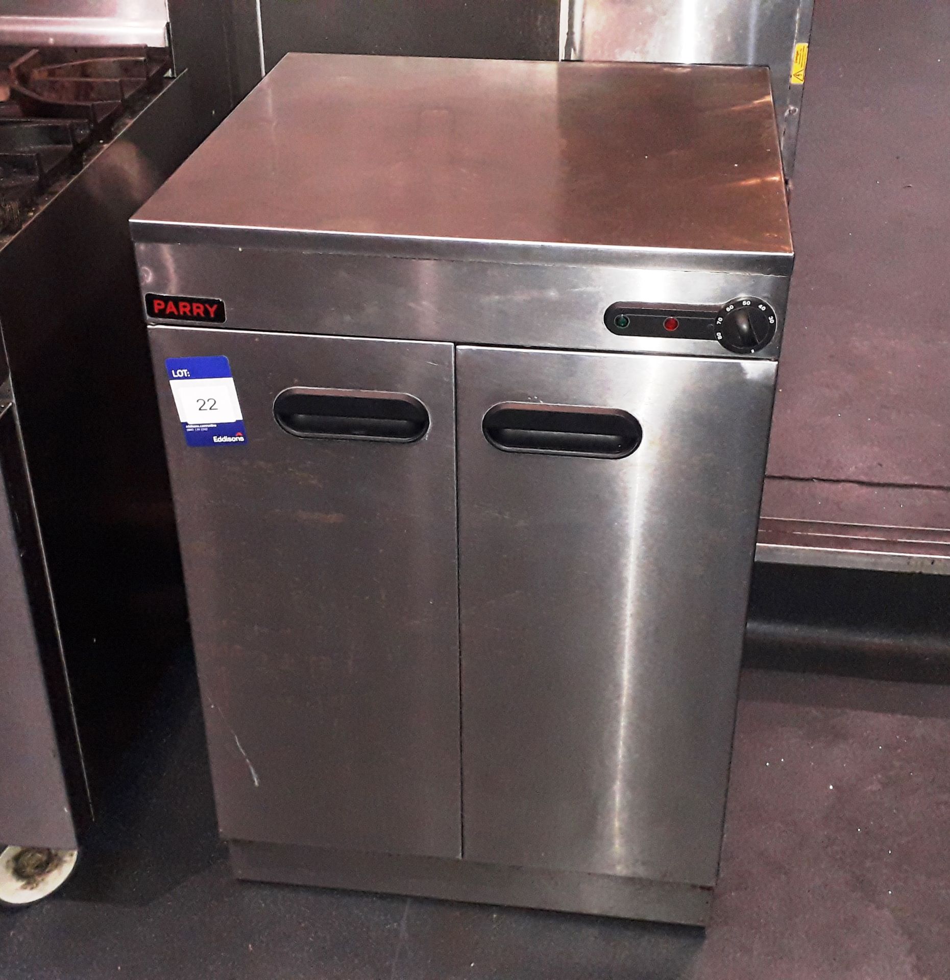 Parry Stainless Steel Counter Hot Cupboard (Requires Repair)