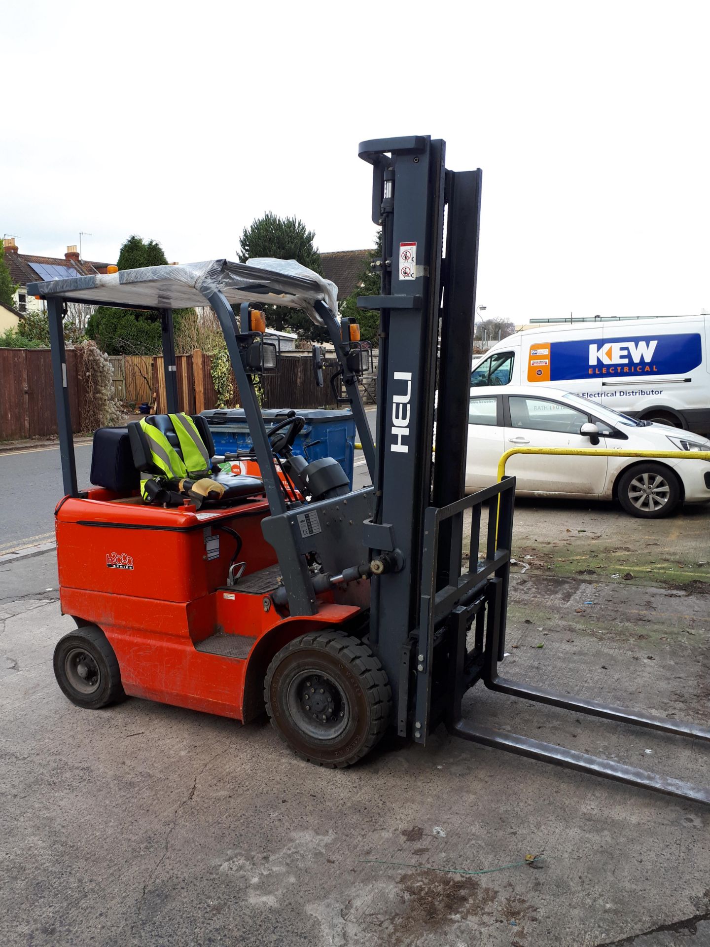 Heli HFP15 1.5Ton Electric Forklift Truck, Twin Stage Mast, Serial Number G3355 (2009) 1,566.0