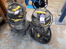 Two Parkside PNT51500 B2 Vacuum Cleaners