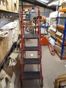 Steel Four Tread Access Platform (On Mezzanine)