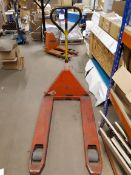 Chadwick Widefork Hand Hydraulic Pallet Truck (On Mezzanine)