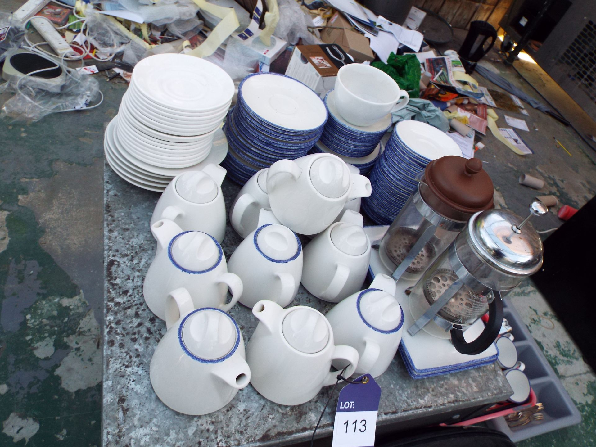 Quantity of Various Crockery, Cuttlery Trays etc. - Image 2 of 3