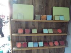 Quantity of Caspan Coasters and Mats to 3 Shelves