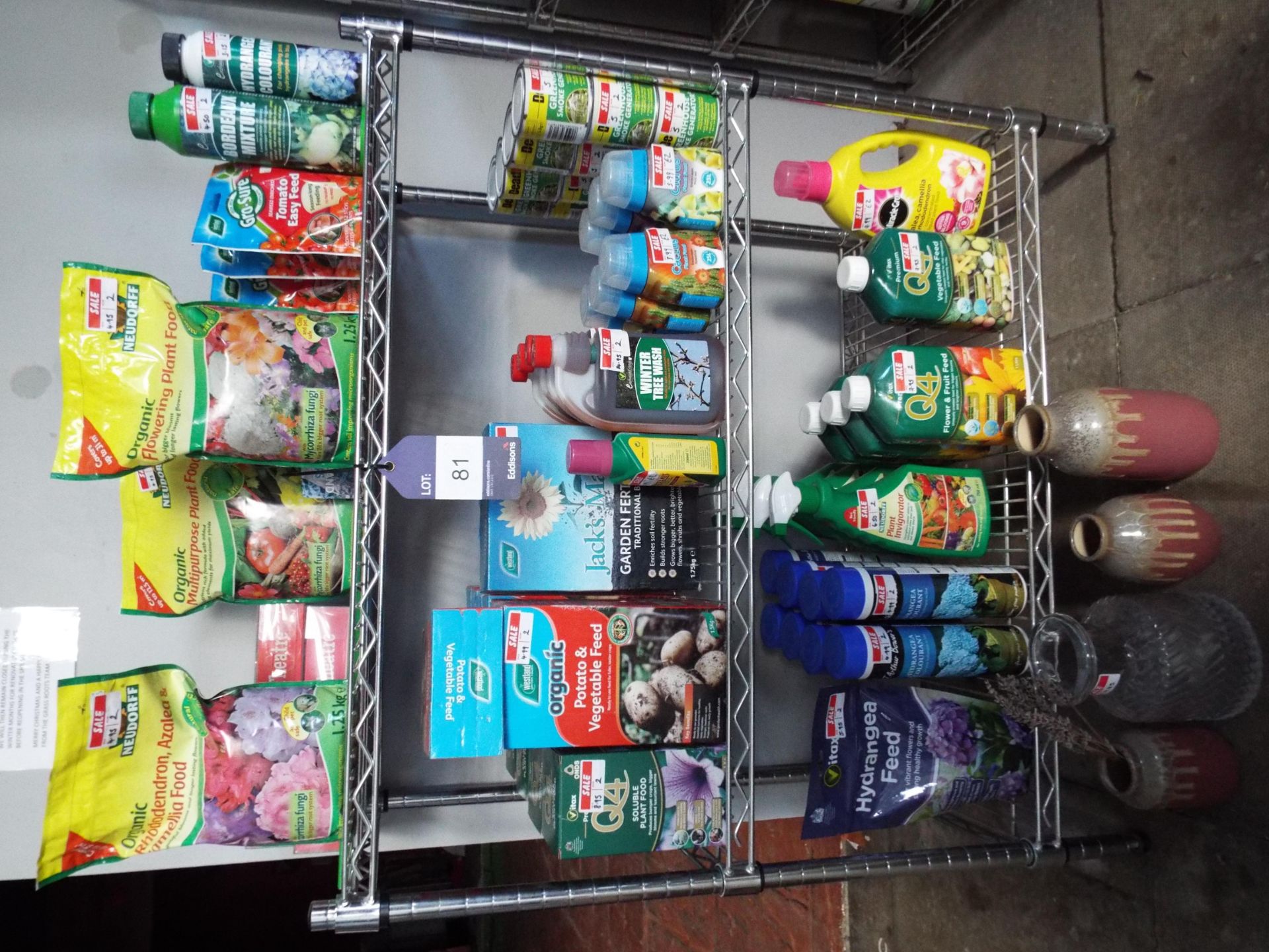 Quantity of Gardening Consumables to include Plant Feed, Fertilizers etc. – Shelf Included - Image 2 of 2