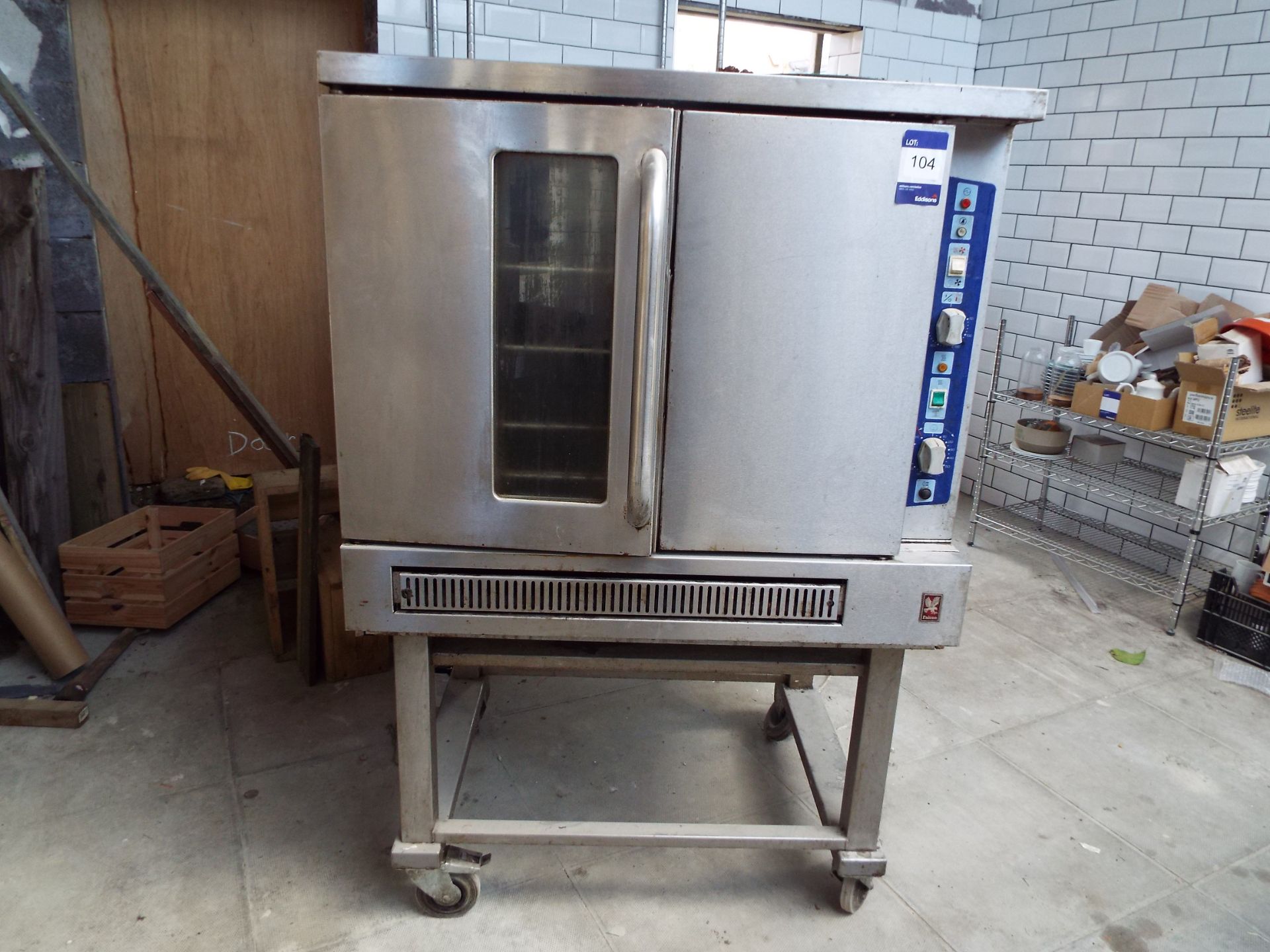 Flacon Electric Industrial Oven Mounted on Mobile Trolley