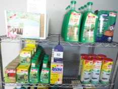 Quantity of Gardening Consumables to include Plant Feed, Fertilizers etc. – Shelf Included