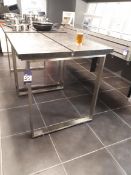 Stainless Steel Framed Bar Table
