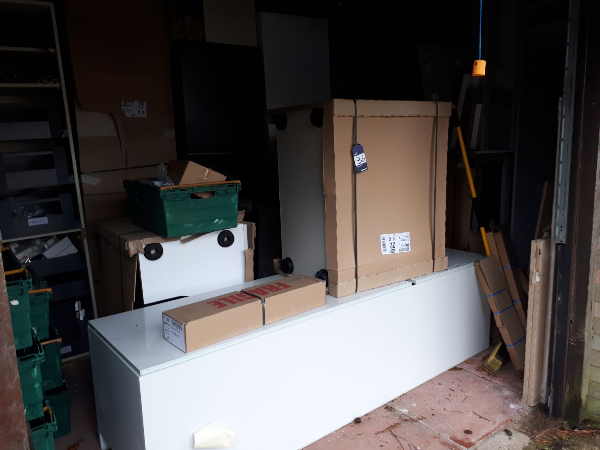 Contents of Store Room to include Work Surfaces, Cabinets, Door Furniture etc. - Image 2 of 7
